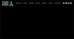 Desktop Screenshot of cargo-london.com